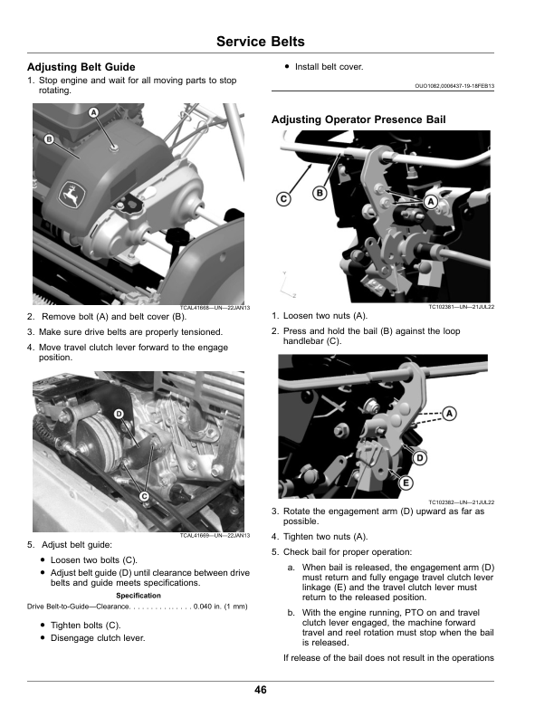John Deere 180SL, 220SL, 260SL PrecisionCut Walk Greens Mower (130001-) (North American) Operator's Manual (OMUC33512e) - Image 2