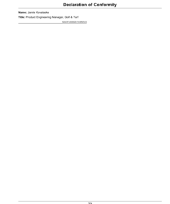Alternative view of John Deere 180SL, 220SL, 260SL PrecisionCut Walk Greens Mower Serial Number 130001- Operator's Manual (OMUC33520)