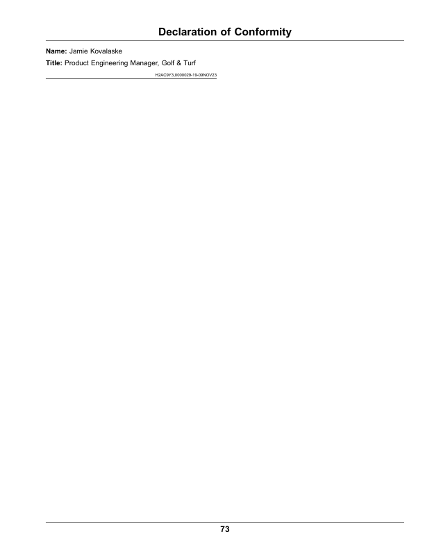John Deere 180SL, 220SL, 260SL PrecisionCut Walk Greens Mower Serial Number 130001- Operator's Manual (OMUC33520) - Image 2