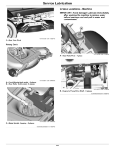 Alternative view of John Deere 7400A TerrainCut Trim, Surrounds Mower (110001-) (Export) Operator's Manual (OMUC33793E)