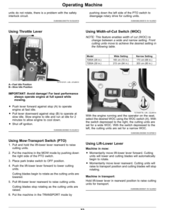 Alternative view of John Deere 7200A PrecisionCut Trim, Surrounds Mower. (110001-) (North American) Operator's Manual (OMUC33794)