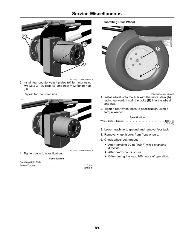 John Deere 7200A PrecisionCut Trim, Surrounds Mower. (110001-) (North American) Operator's Manual (OMUC33794) - Image 3
