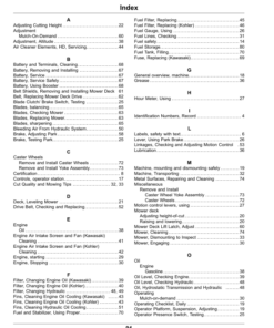 Alternative view of John Deere QuikTrak 648R, 652R, 652R EFI, 661R, 661R EFI Serial No 110001- Operator's Manual (OMUC34164E)
