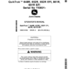 John Deere QuikTrak 648R, 652R, 652R EFI, 661R, 661R EFI Serial No 110001- Operator's Manual (OMUC34164)