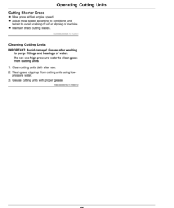 Alternative view of John Deere 7400A TerrainCut Trim, Surrounds Mower (110001-) Operator's Manual (OMUC34866)