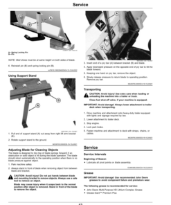 Alternative view of John Deere Front Mower 60 Inch Front Blade (060001-) (Export Edition) Operator's Manual (OMUC35192)