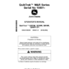 John Deere QuikTrak M&R Series (010001-) (North American) Operator's Manual (OMUC35289E)