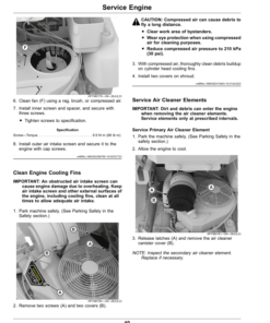 Alternative view of John Deere QuikTrak M&R Series (010001-) (North American) Operator's Manual (OMUC35289E)