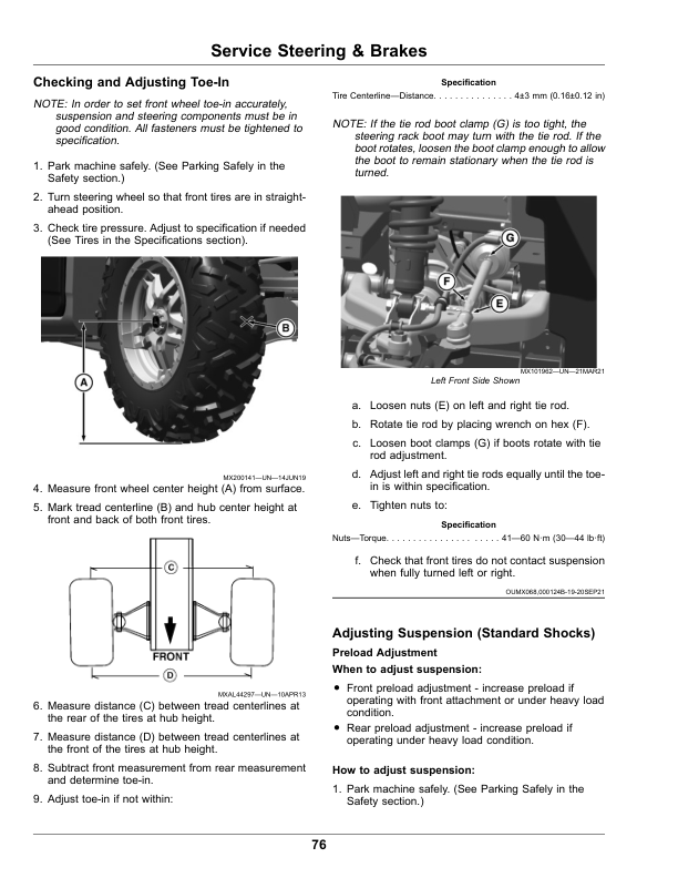 John Deere XUV835E, XUV835M, XUV835R Gator Utility Vehicles (060001) (North American (California Only) Edition) Operator's Manual (OMUC35384) - Image 3