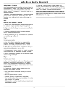Alternative view of John Deere Gator GS Electric Utility Vehicle (010001) (North American) Operator's Manual (OMUC35491)