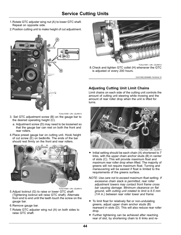 John Deere 185 E-Cut Electric, 225 E-Cut Electric Walk Greens Mower (010001-) (Export Edition) Operator's Manual (OMUC36028) - Image 2