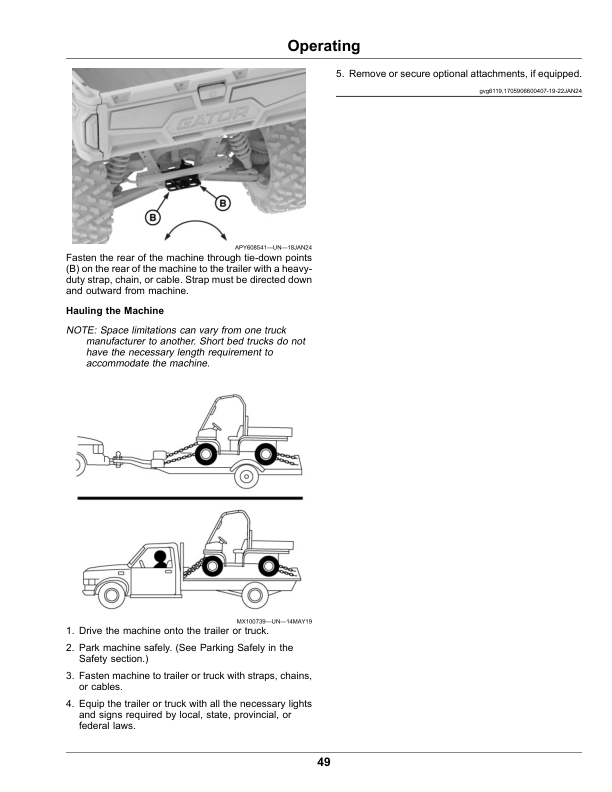 John Deere XUV 845E, XUV 845M, XUV 845R Gator Utility Vehicles (Serial No. 010001-) (Worldwide) Operator's Manual (OMUC36615) - Image 3