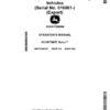 John Deere XUV875M, XUV875R Gator Utility Vehicles (Serial No. 010001-) (Export) Operator's Manual (OMUC36623E)