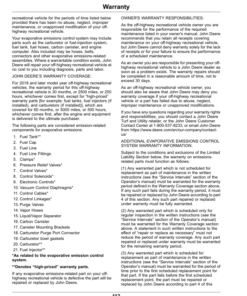 Alternative view of John Deere XUV835E, XUV835M, XUV835R Gator Utility Vehicles(Serial No. 070001-)(California) (070001-,070001-,070001-) (North American) Operator's Manual (OMUC36656)