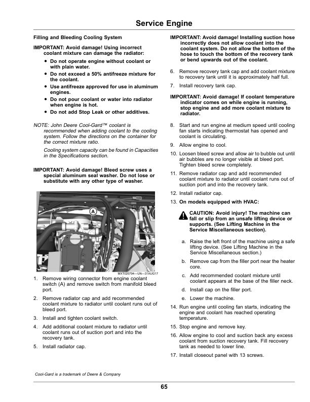 John Deere XUV865E, XUV865M, XUV865R Gator Utility Vehicles (060001-070000) (North American) Operator's Manual (OMUC36830) - Image 3