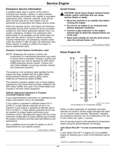 Alternative view of John Deere TH 6X4 Diesel Gator Utility Vehicles (180001-) (North American) Operator's Manual (OMUC37414)