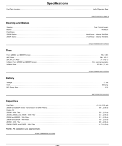 Alternative view of John Deere Z900M, Z900R Pro ZTrak Commercial Mower Gas Serial Number 140001- Operator's Manual (OMUC37499)
