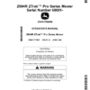 John Deere Z994R ZTrak Pro Series Mower (060001-) (North American) Operator's Manual (OMUC37760E)