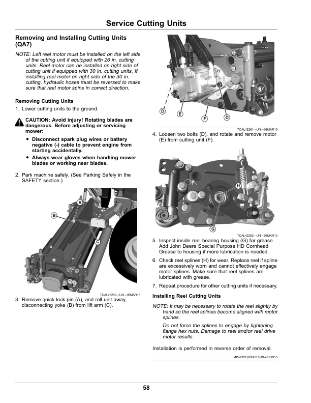 John Deere PrecisionCut 2653B Trim, Surrounds Mower Serial Number 180001- Operator's Manual (OMUC37977) - Image 2