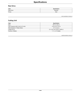 Alternative view of John Deere 2700 PrecisionCut, 2700 E-Cut Hybrid, 2750 PrecisionCut, 2750 E-Cut Hybrid Triplex Mower Serial Number 60001- Operator's Manual (OMUC38018E)