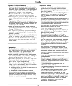 Alternative view of John Deere PrecisionCut 2653B Trim, Surrounds Mower Serial Number 180001- Operator's Manual (OMUC38050E)
