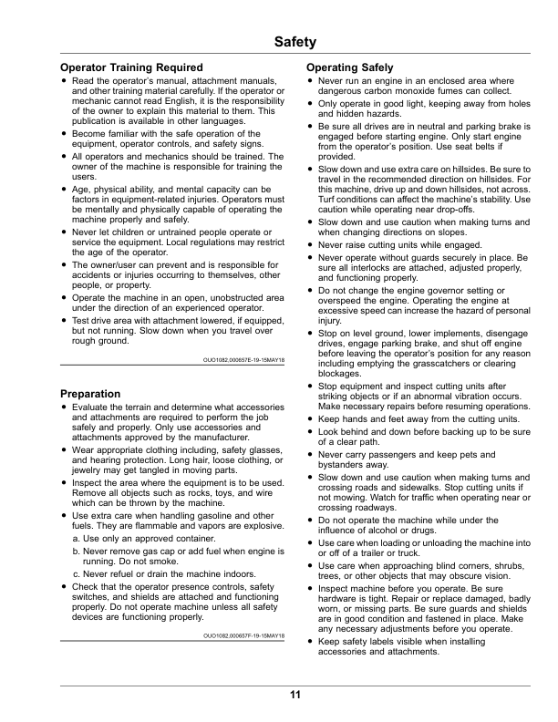 John Deere PrecisionCut 2653B Trim, Surrounds Mower Serial Number 180001- Operator's Manual (OMUC38050E) - Image 2