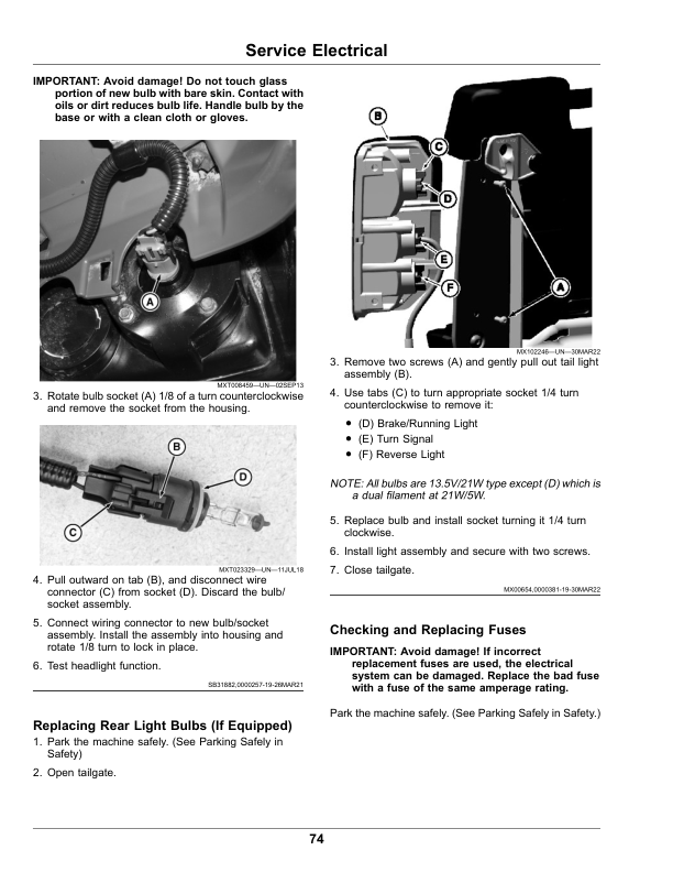 John Deere HPX815E Gator Utility Vehicles (Serial No. 080001-) (North America) Operator's Manual (OMUC39390) - Image 3
