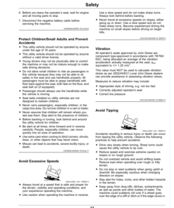 Alternative view of John Deere TX Gator Utility Vehicle (200001-) (Worldwide) Operator's Manual (OMUC39393)