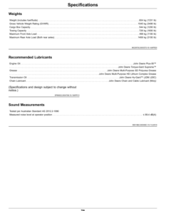 Alternative view of John Deere TH 6X4 Diesel Gator Utility Vehicles (200001-) (North America) Operator's Manual (OMUC39402)