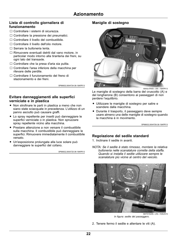 John Deere TH 6X4 Diesel Gator Utility Vehicles (Serial No. 200001-) (Export) Operator's Manual (OMUC39477) - Image 2