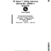 John Deere TE Gator Utility Vehicles (Serial No. 200001-) (Export) Operator's Manual (OMUC39493E)