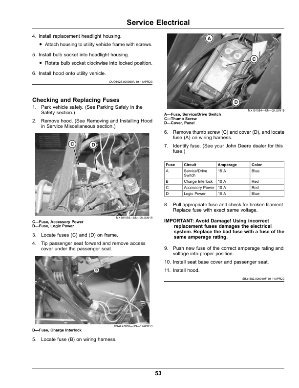 John Deere TE Gator Utility Vehicles (Serial No. 200001-) (Export) Operator's Manual (OMUC39493E) - Image 2