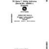 John Deere TE Gator Utility Vehicles (200001-) (Export) Operator's Manual (OMUC39493)