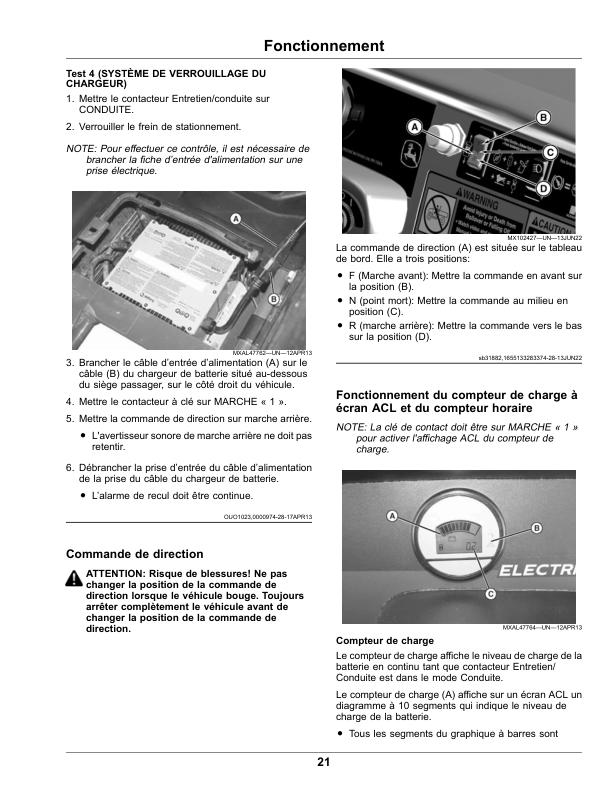 John Deere TE Gator Utility Vehicles (200001-) (Export) Operator's Manual (OMUC39493) - Image 4