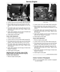 Alternative view of John Deere Z700E, Z700M, Z700R ZTrak Series Gas (090001-) (North America) Operator's Manual (OMUC39843)