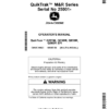 John Deere QuikTrak M&R Series Serial No 25001- Operator's Manual (OMUC39923)