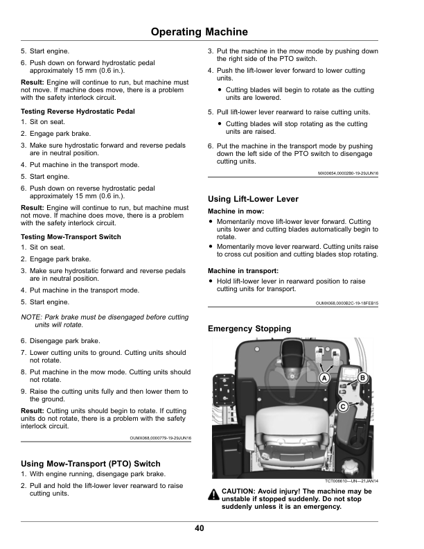 John Deere 9009A TerrainCut Rough Mower (100001-) (European Edition) Operator's Manual (OMUC39974) - Image 2