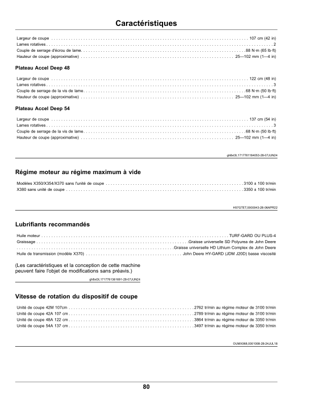 John Deere Select Series Tractors X350, X354, X370, X380 Serial Number 190001- Operator's Manual (OMUC40042) - Image 3