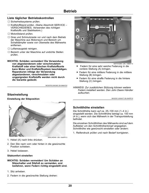 John Deere Select Series Tractors X350, X354, X370, X380 Serial Number 190001- Operator's Manual (OMUC40042) - Image 4