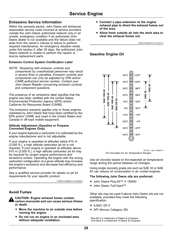 John Deere Commercial Walk Behind Mower M Series (070001-) (North America) Operator's Manual (OMUC40357E) - Image 2