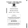 John Deere TruFinish 1220 Utility Rake (020001-) (North America) Operator's Manual (OMUC40380E)