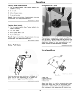 Alternative view of John Deere TruFinish 1220 Utility Rake (020001-) (North America) Operator's Manual (OMUC40380E)