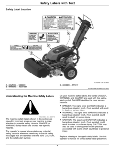 Alternative view of John Deere 185 E-Cut Electric, 225 E-Cut Electric Walk Greens Mower (020001-) (North American) Operator's Manual (OMUC40659E)