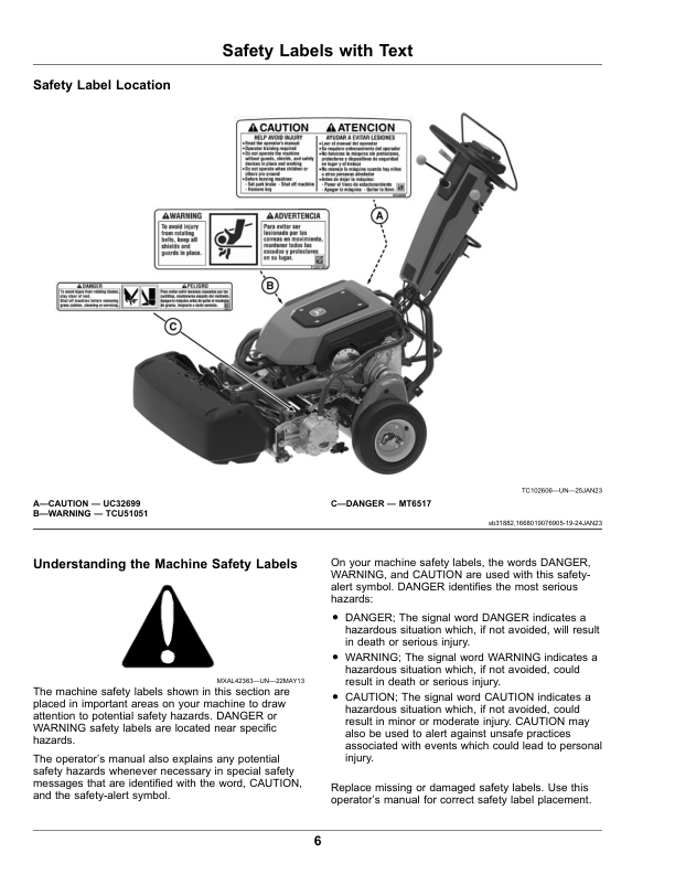 John Deere 185 E-Cut Electric, 225 E-Cut Electric Walk Greens Mower (020001-) (North American) Operator's Manual (OMUC40659E) - Image 2