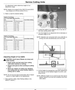 Alternative view of John Deere 185 E-Cut Electric, 225 E-Cut Electric Walk Greens Mower Serial Number 20001- Operator's Manual (OMUC40667)
