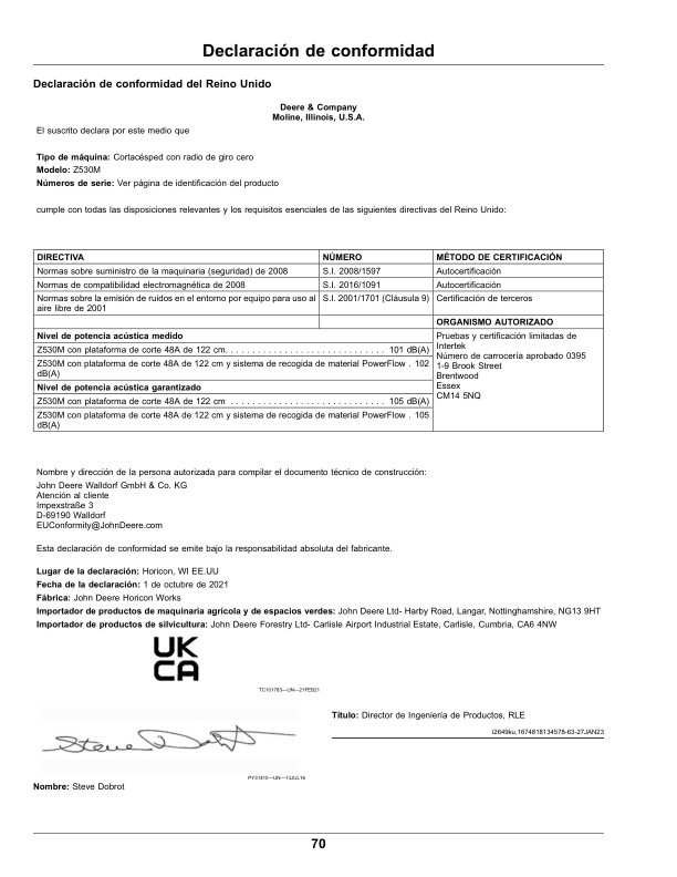 John Deere Residential ZTrak Z515E, Z530M, Z545R Serial Number 120001- Operator's Manual (OMUC41269) - Image 3