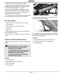 Alternative view of John Deere Cab For 2020 & 2030 ProGator Utility Vehicle Operator's Manual (OMVG10759)