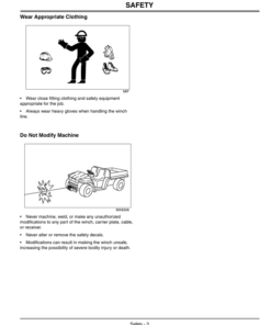 Alternative view of John Deere Winch for Gator Utility Vehicles A2500 Multi-Mount Operator's Manual (OMVG10903)