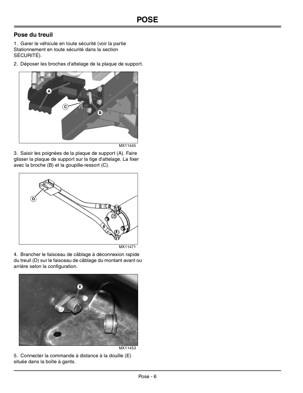 John Deere Winch for Gator Utility Vehicles A2500 Mulit-Mount Operator's Manual (OMVG11603) - Image 3