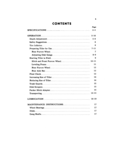 Alternative view of John Deere 1700 Series Surflex Disk Tiller Operator's Manual (OMW11426)